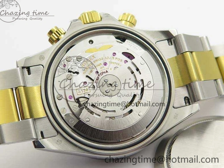 Best On Gold JH Ceramic Bracelet A7750 Dial SS YG SS Daytona Bezel YG Edition 0830